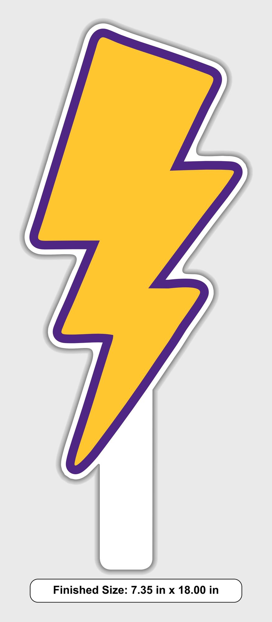 Lightning Bolt Rally Stick