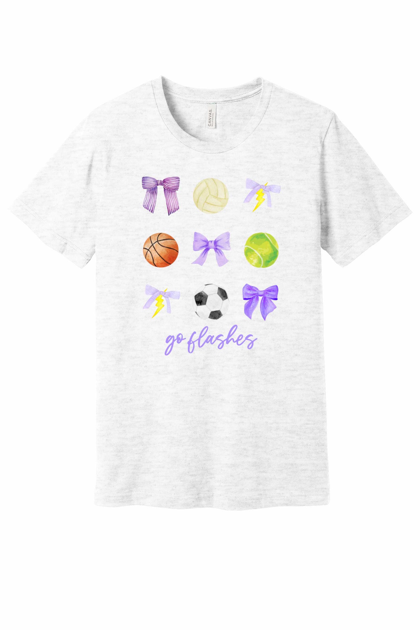 Watercolor Flash Tee - Front Only