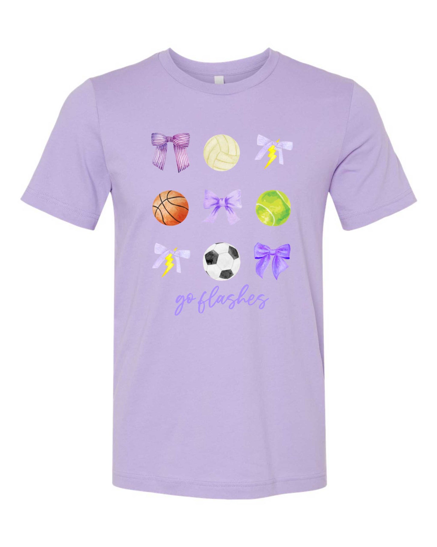 Watercolor Flash Tee - Front Only