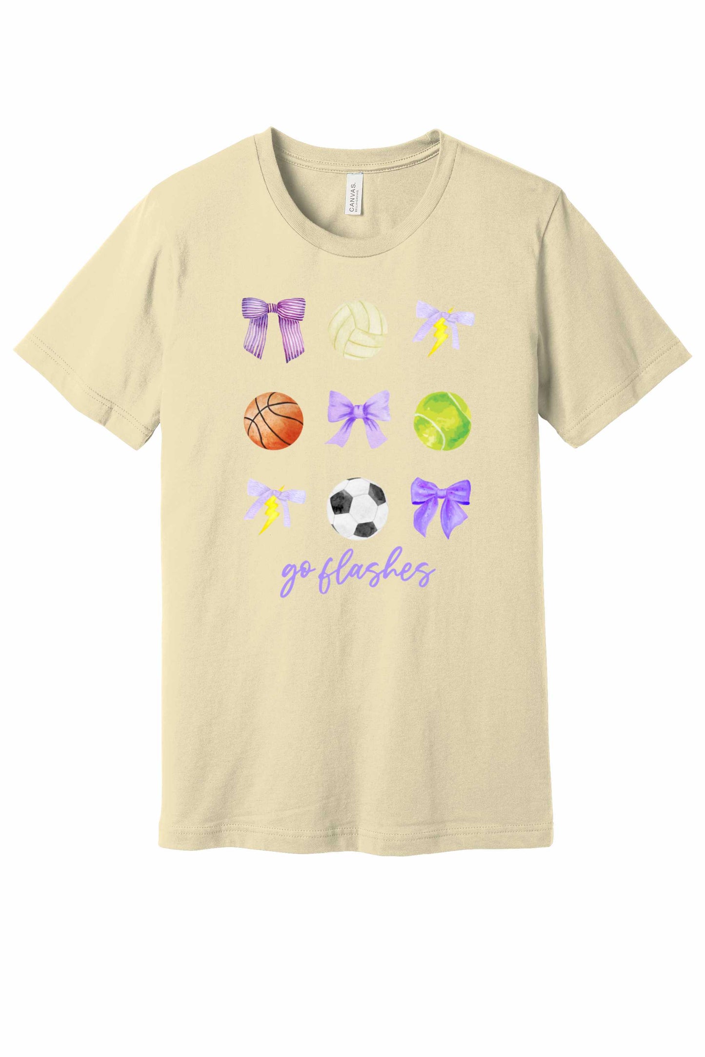 Watercolor Flash Tee - Front Only