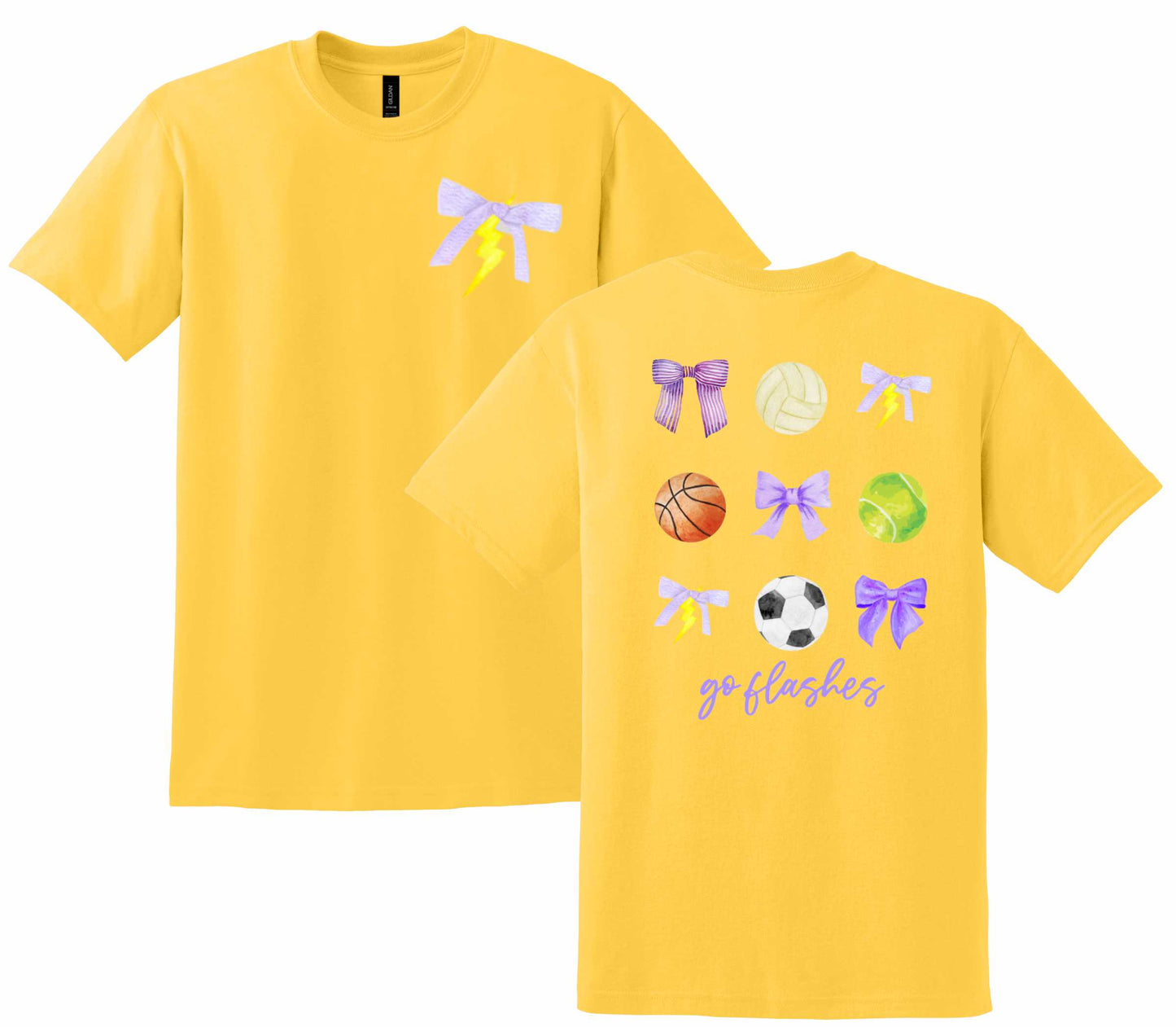 Watercolor Flash Tee