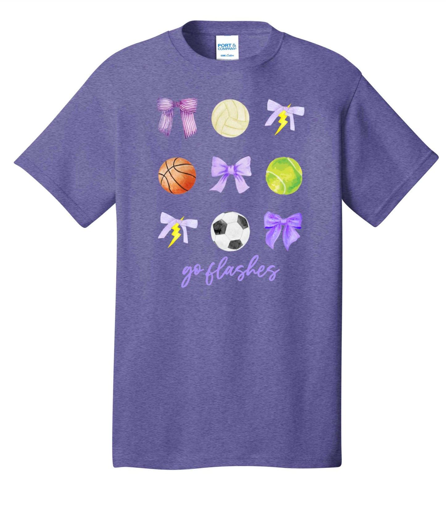 Watercolor Flash Tee - Front Only