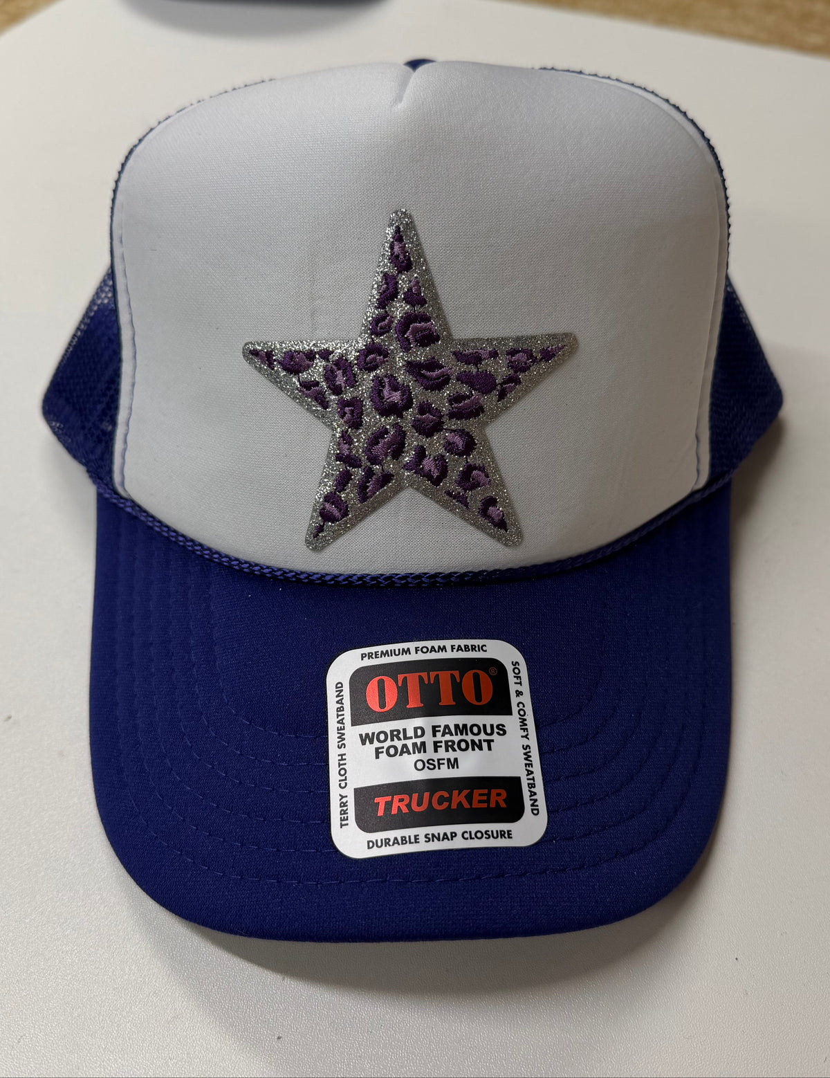 Star Purple Foam Trucker