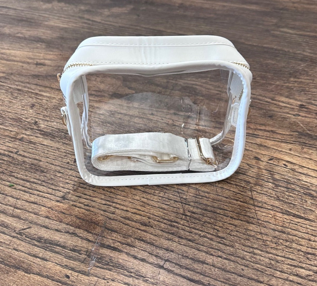 White Clear Crossbody