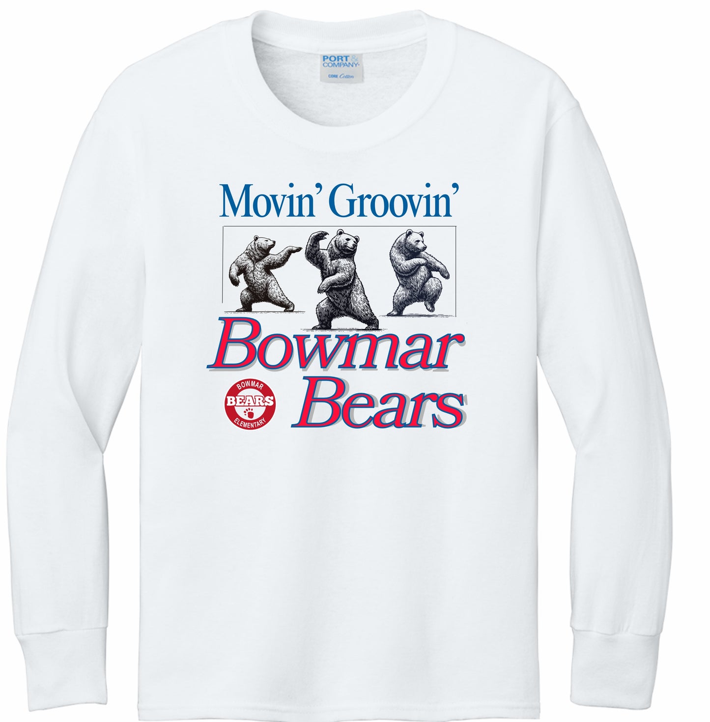 Movin' Groovin' Youth Long Sleeve Tee