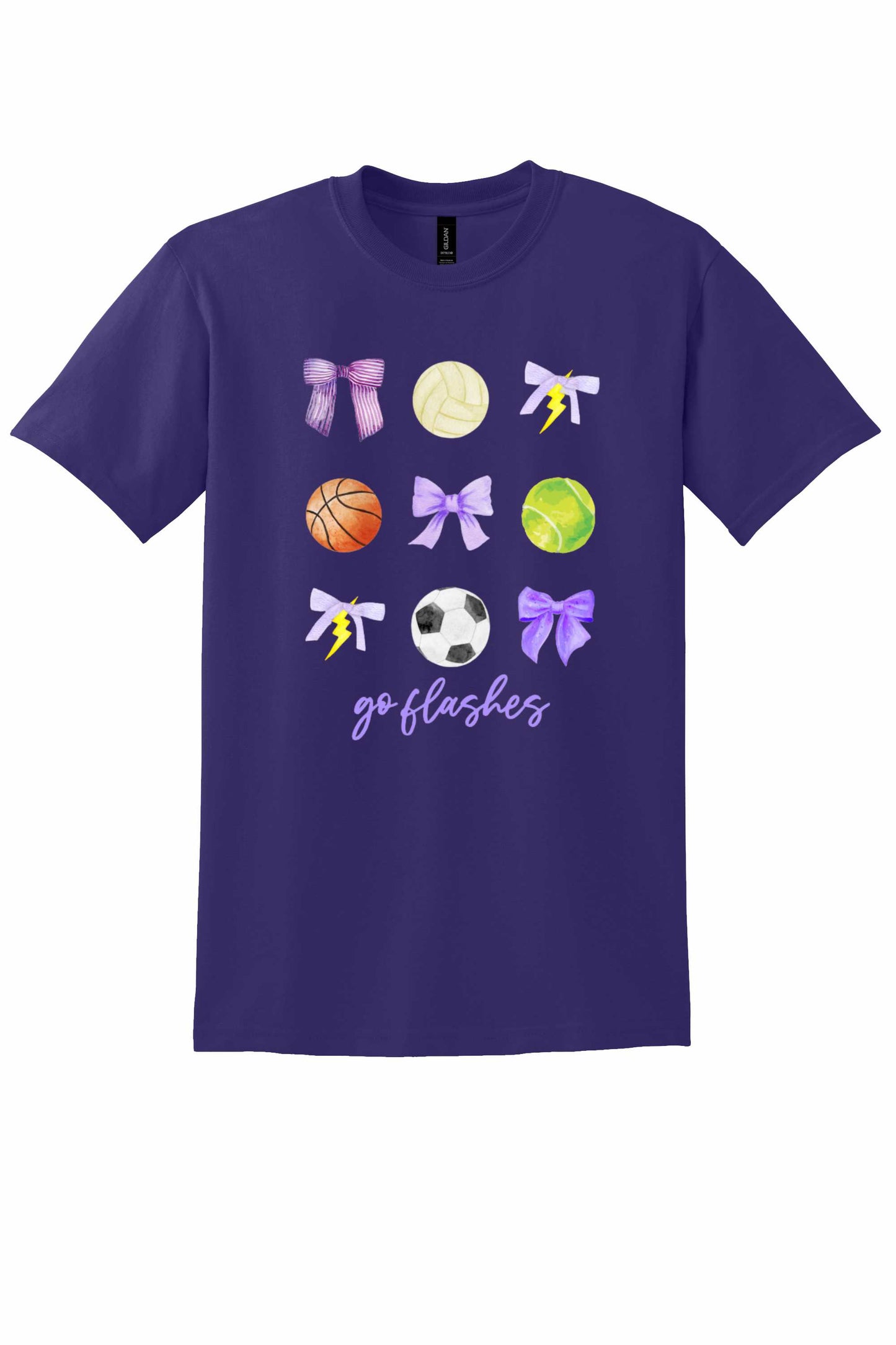 Watercolor Flash Tee - Front Only