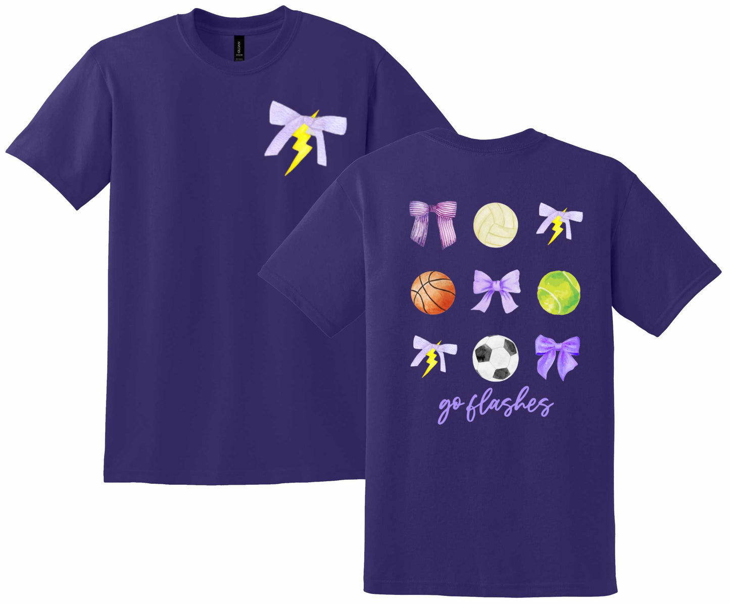 Watercolor Flash Tee
