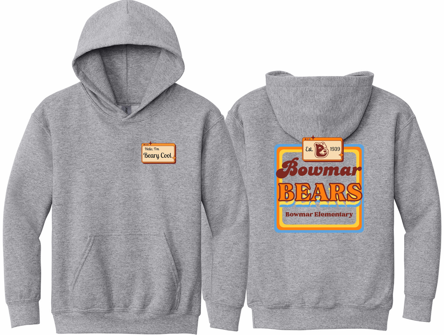 Retro Beary Cool Hoodie