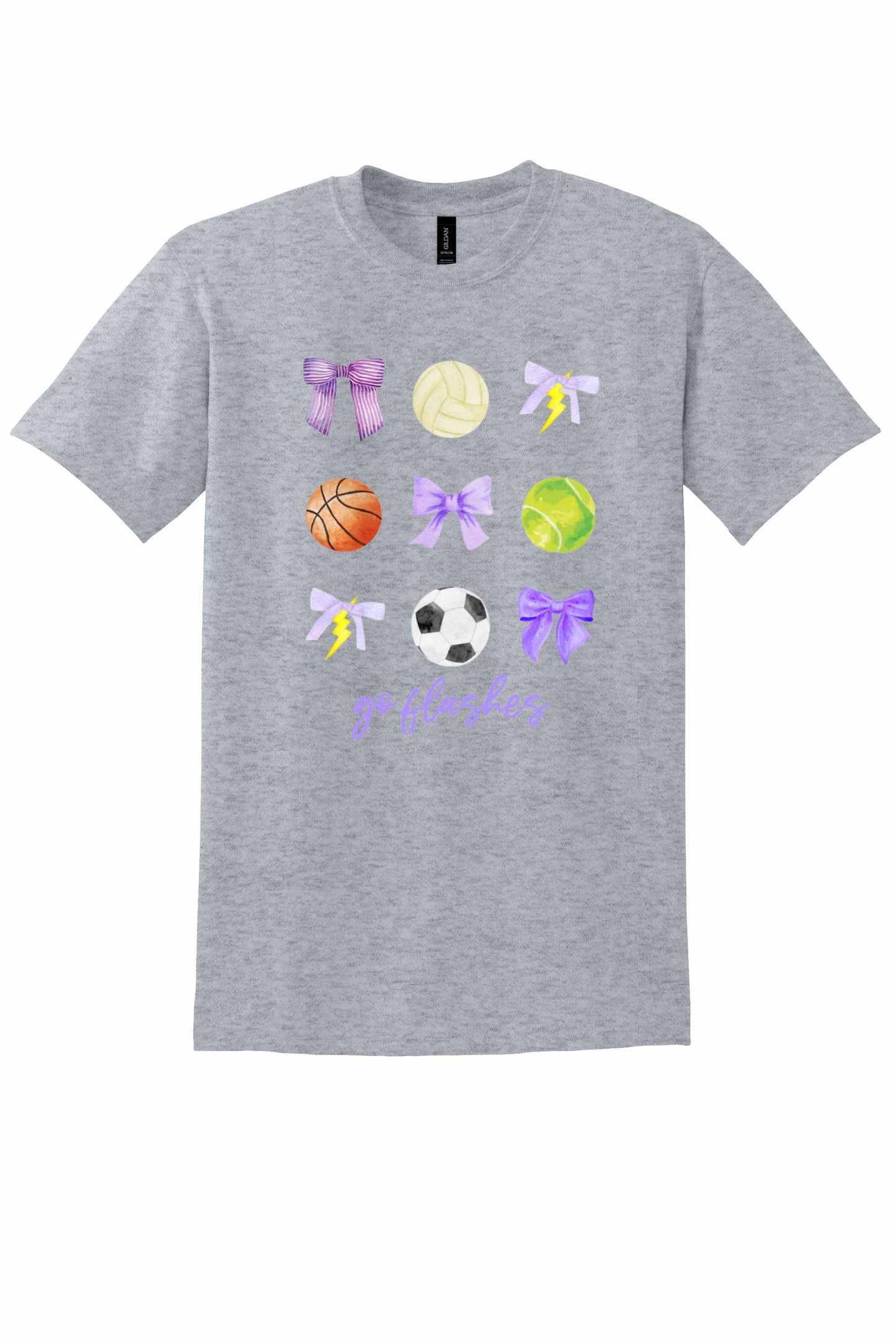 Watercolor Flash Tee - Front Only