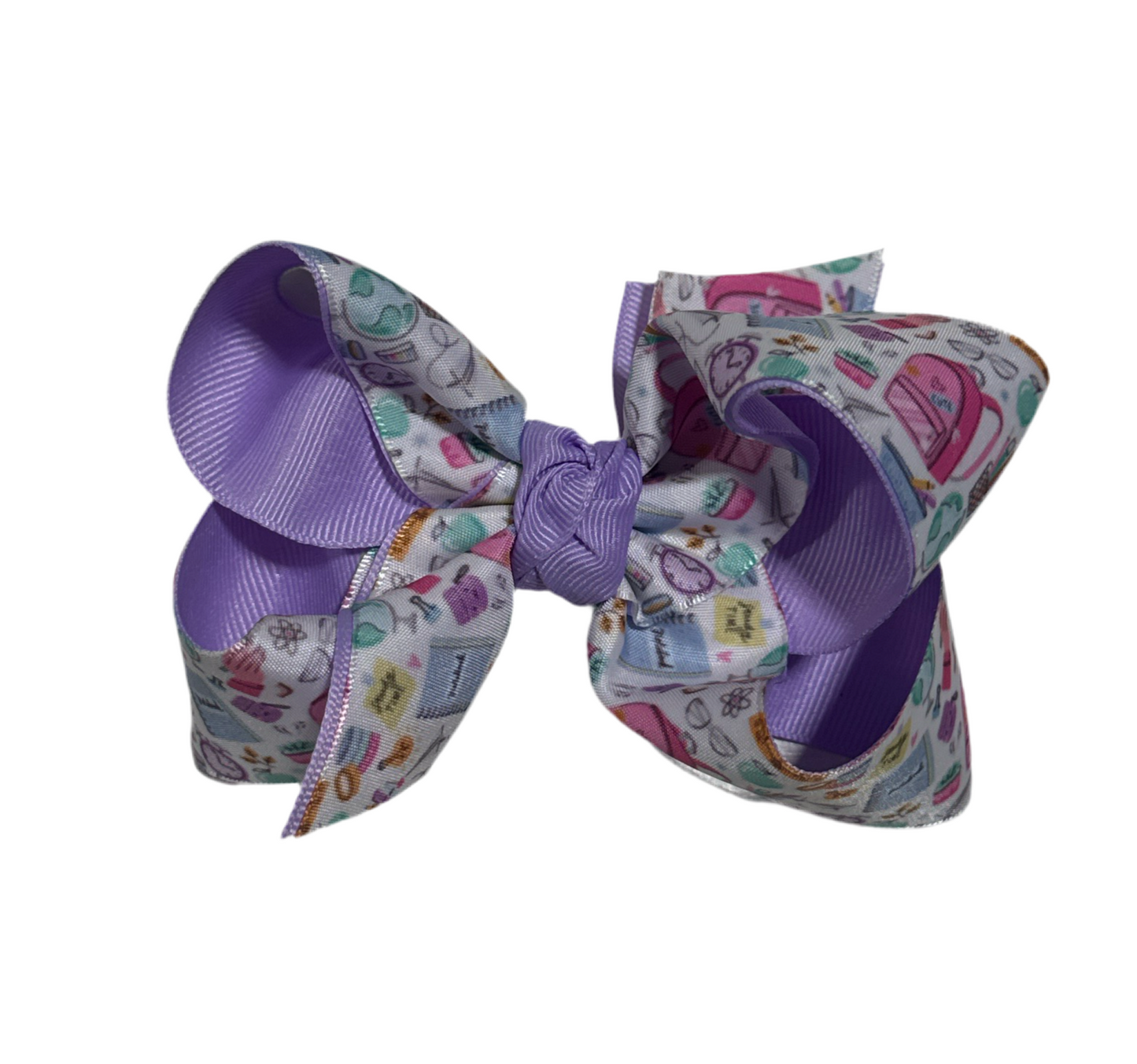 Lavender/Backpack Bow