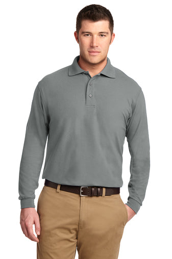 PCA Long Sleeve Cotton Polo