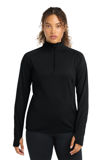 USACE Women's Sport-Wick Stretch 1/4-Zip Pullover