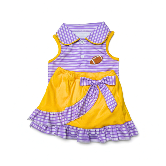Gameday Cheer Sets- Purple/White & Blue/White