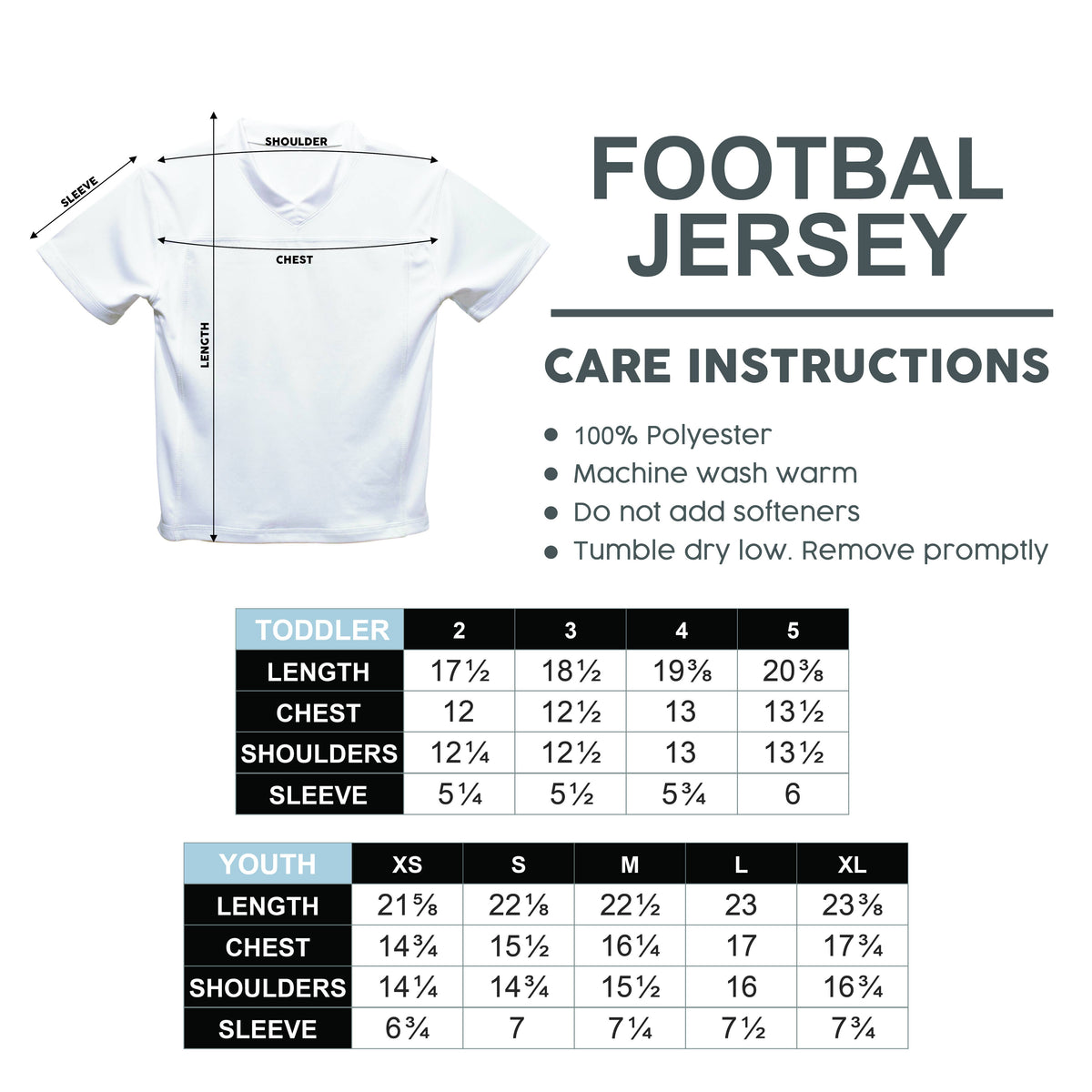 Royal & White Football Jersey