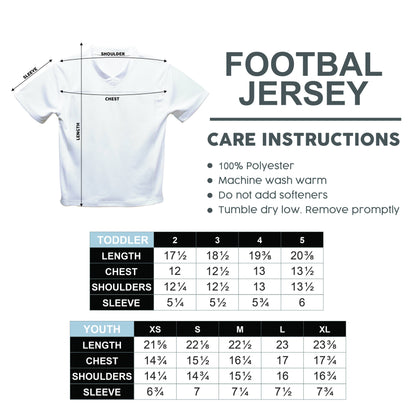 Royal & White Football Jersey