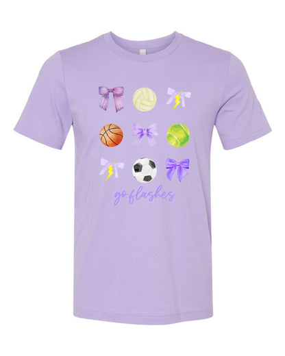 Watercolor Flash Tee - Front Only