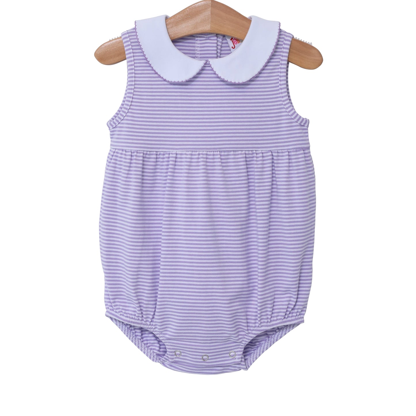 Charlotte Sleeveless Bubble- Lavender Stripe