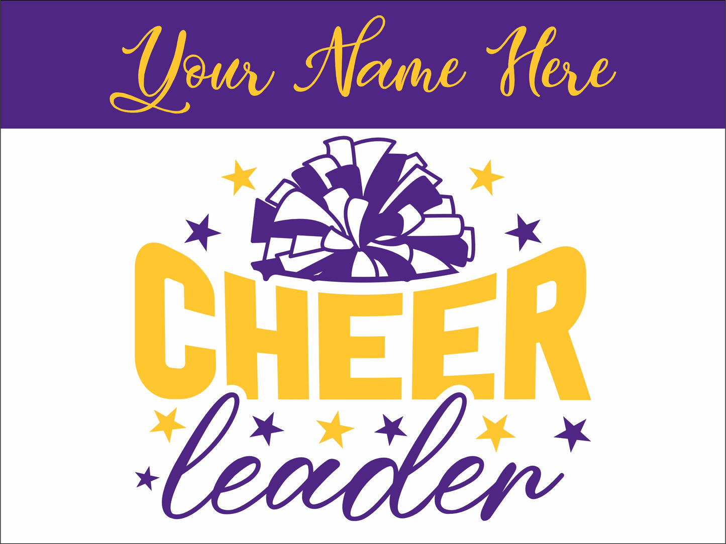 VCS Cheer Yard Sign