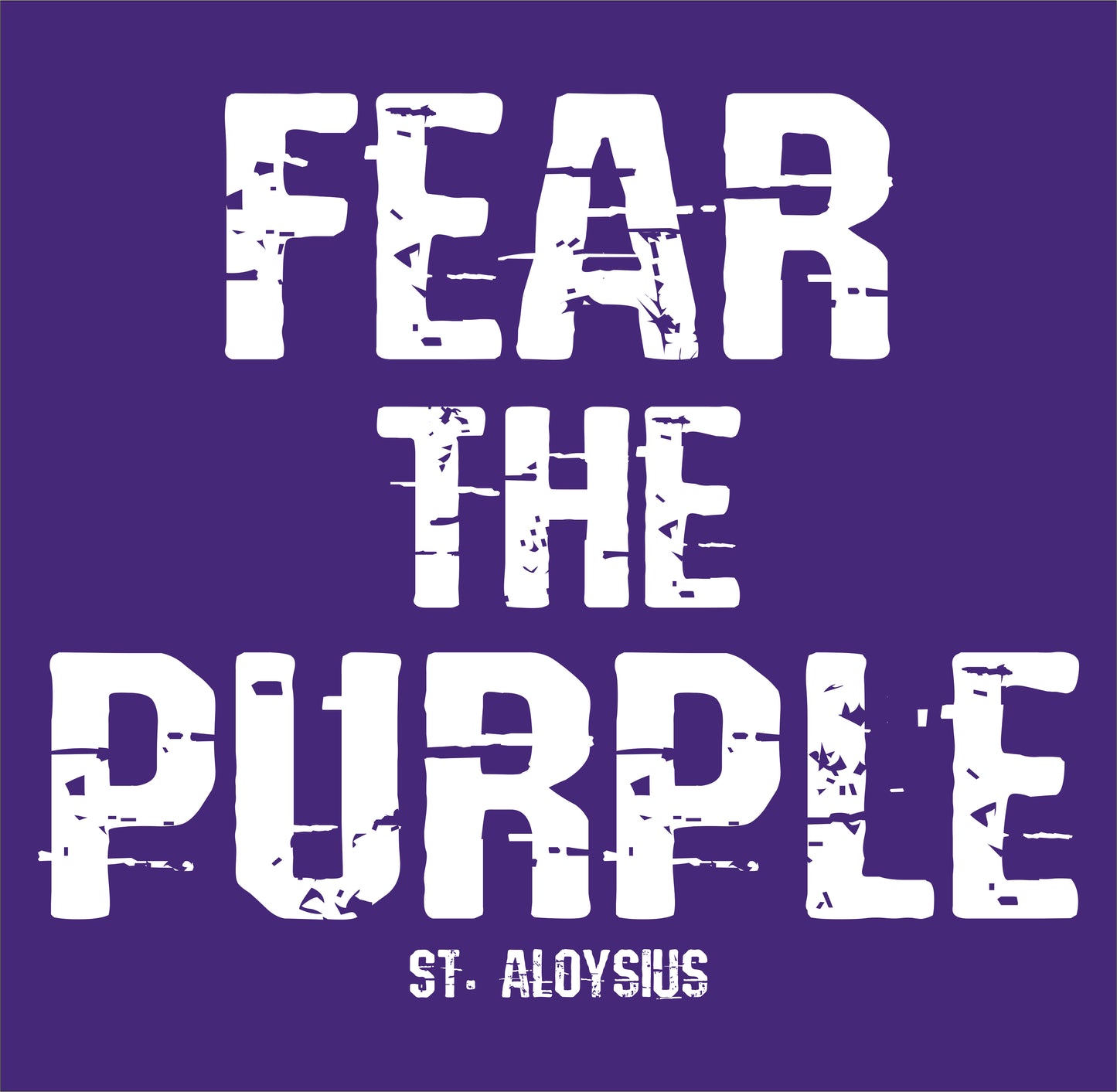 Long Sleeve Fear The Purple Tee