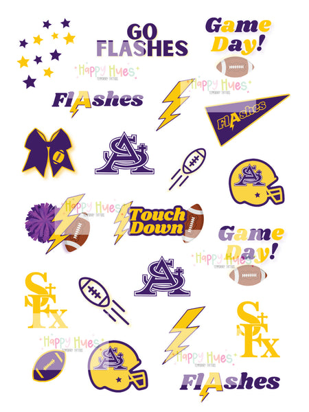 Game Day Temporary Tattoos