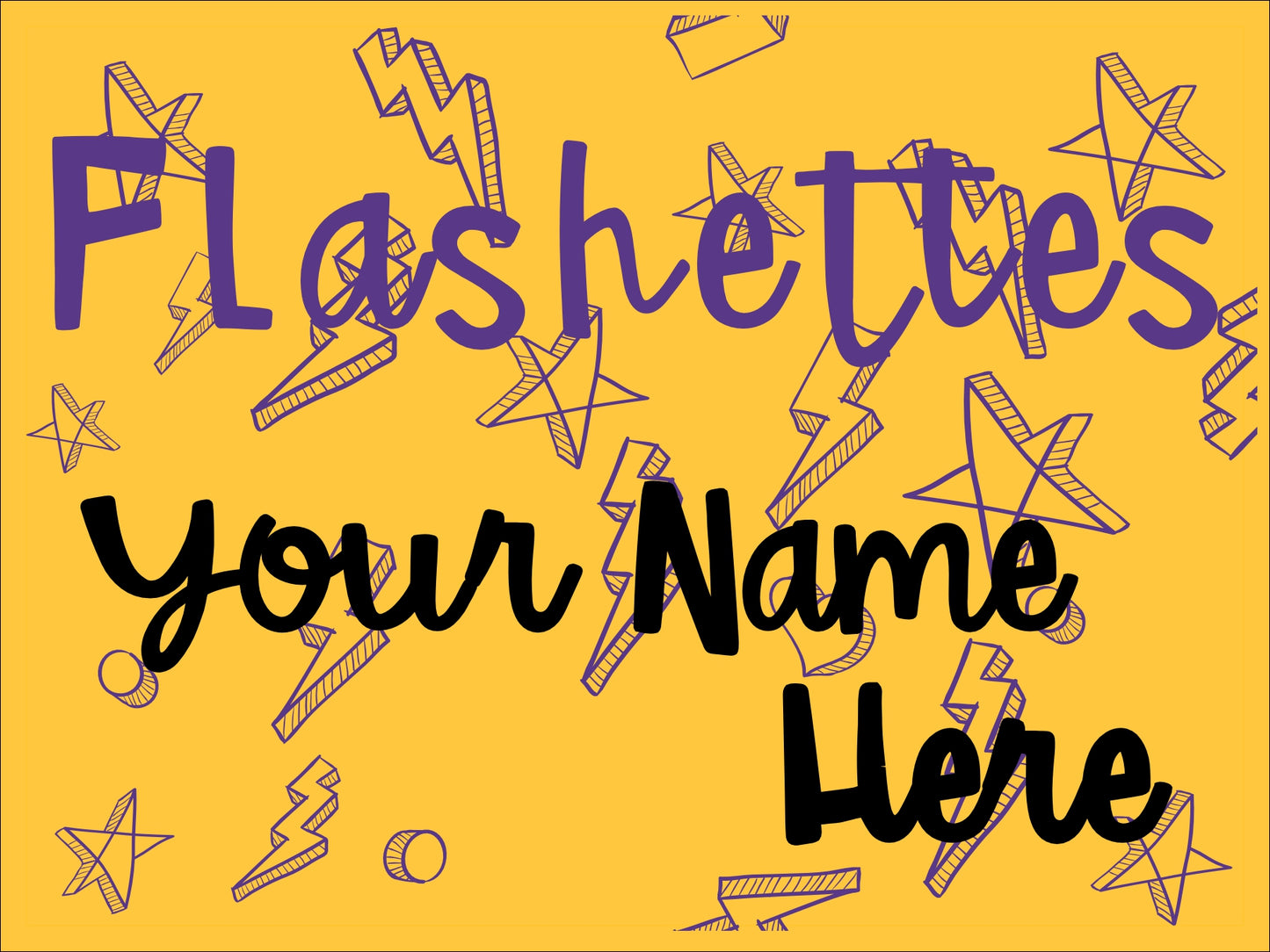 Flashette Yard Sign