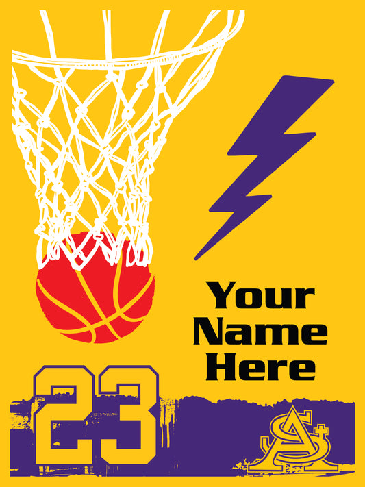 Girls Basketball Yard Sign