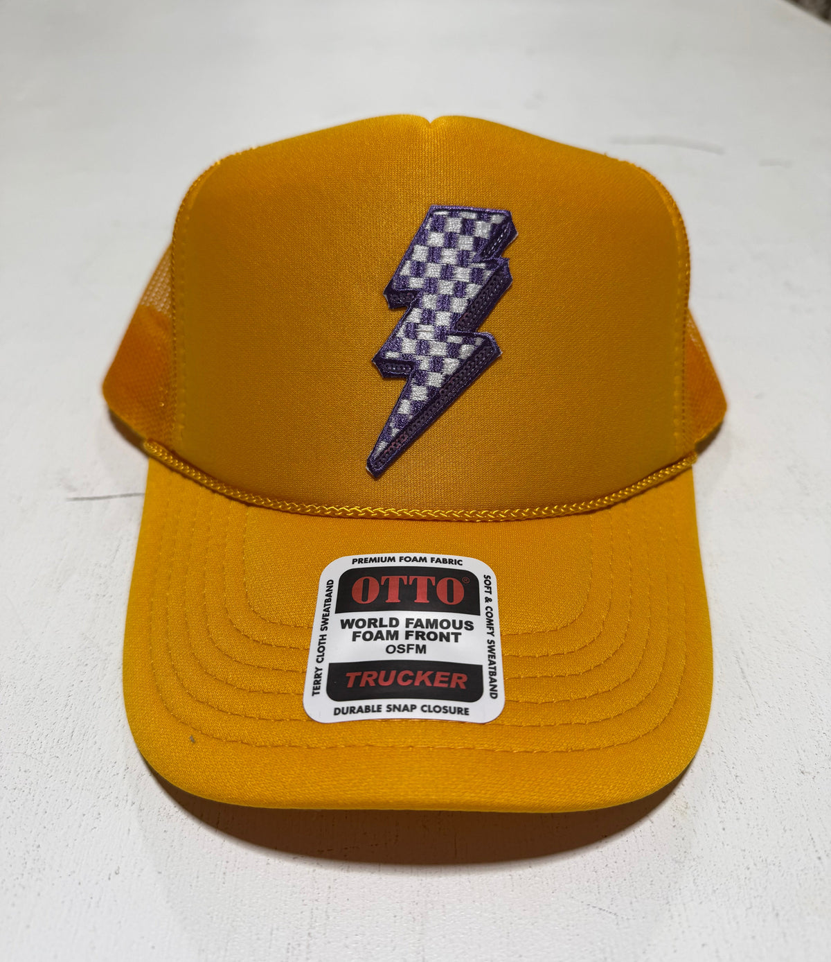 Lighting Bolt Foam Trucker