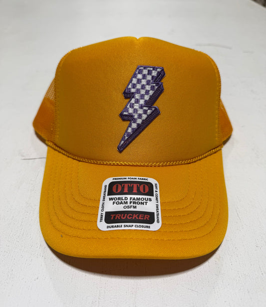 Lighting Bolt Foam Trucker