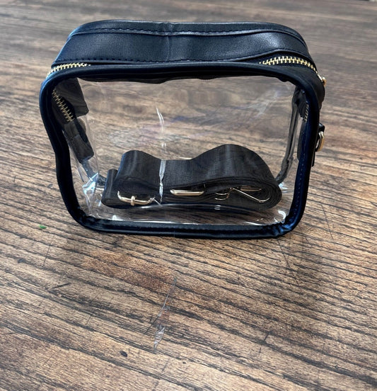 Black Clear Crossbody