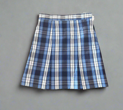 Plaid #76 Kick Pleat Skirt