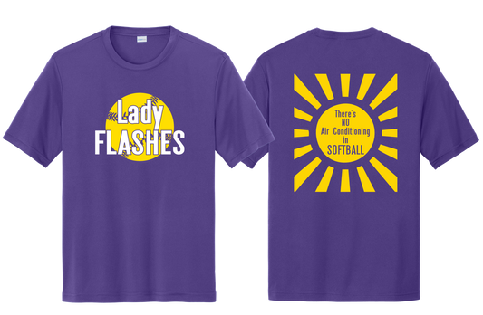 Softball Tee Sun Design