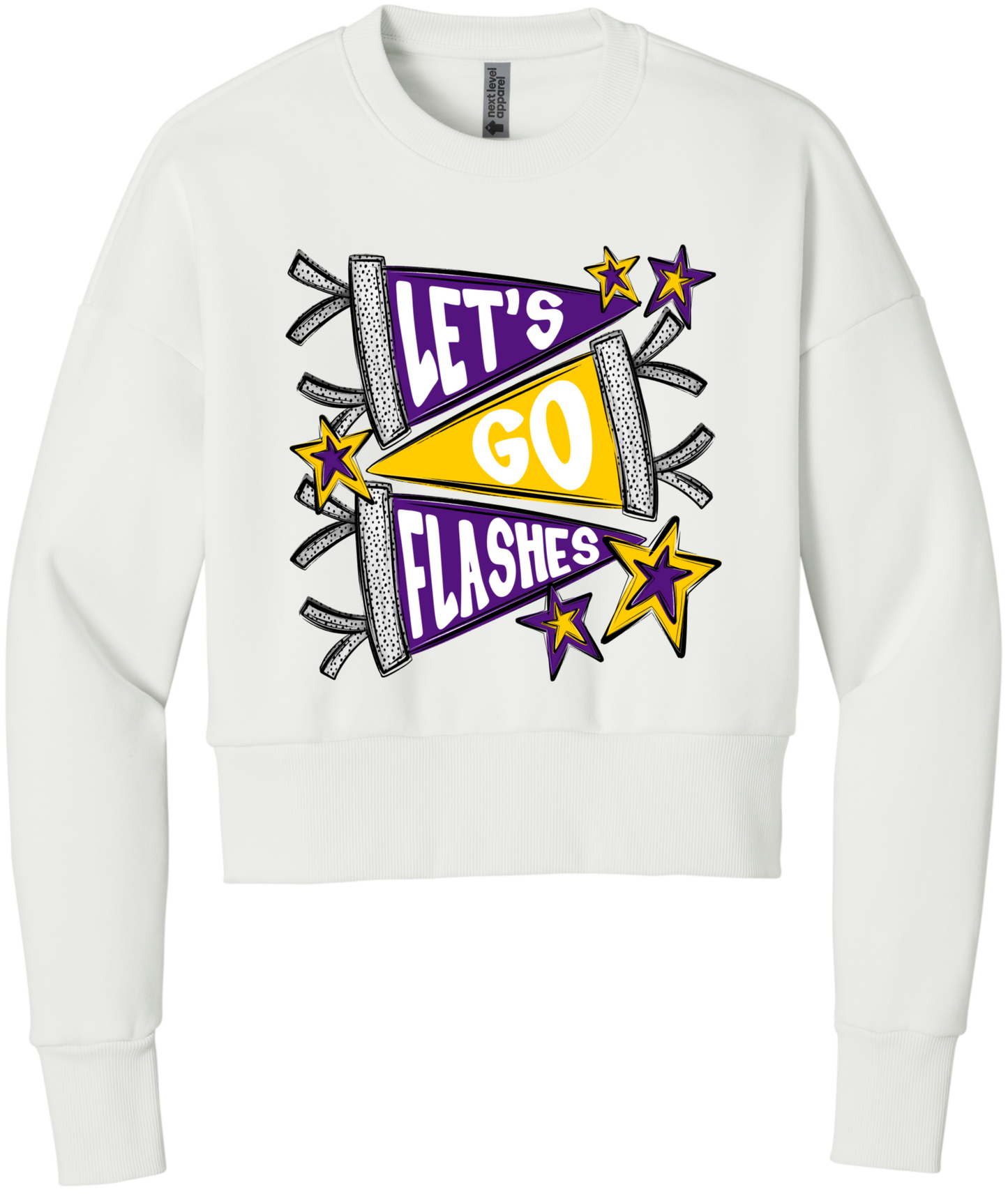 Women's Sweatshirt Lets Go Flashes