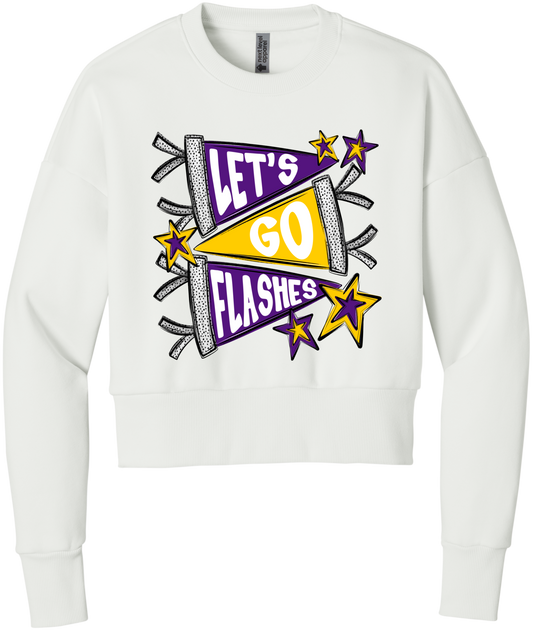 Women's Sweatshirt Lets Go Flashes