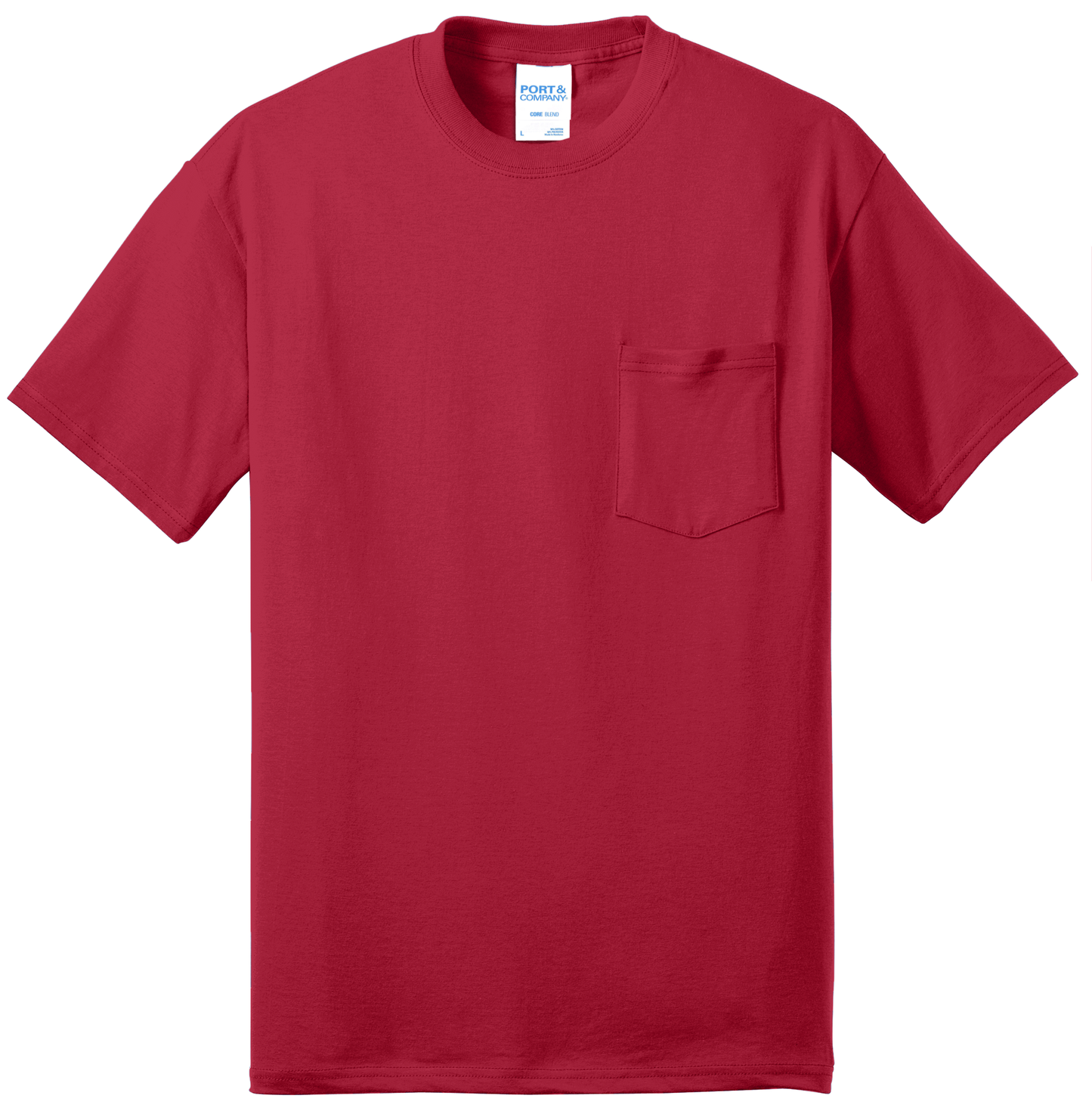USACE Port & Co. Core Blend Pocket Tee