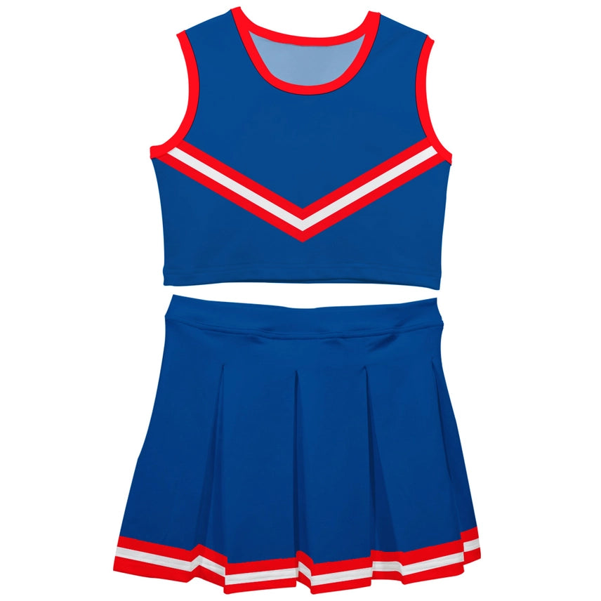 Red Blue Cheerleader Set