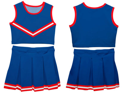 Red Blue Cheerleader Set