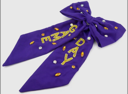 Game Day Embellished Bow