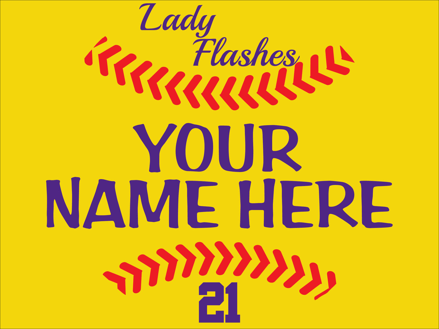 VCS Softball Yard Sign