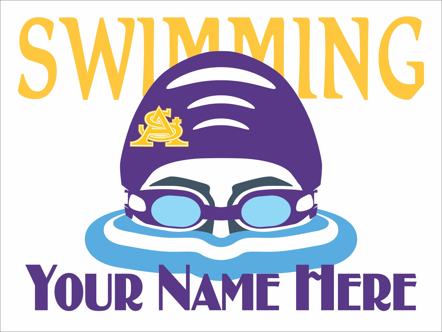 VCS Swimming Yard Sign