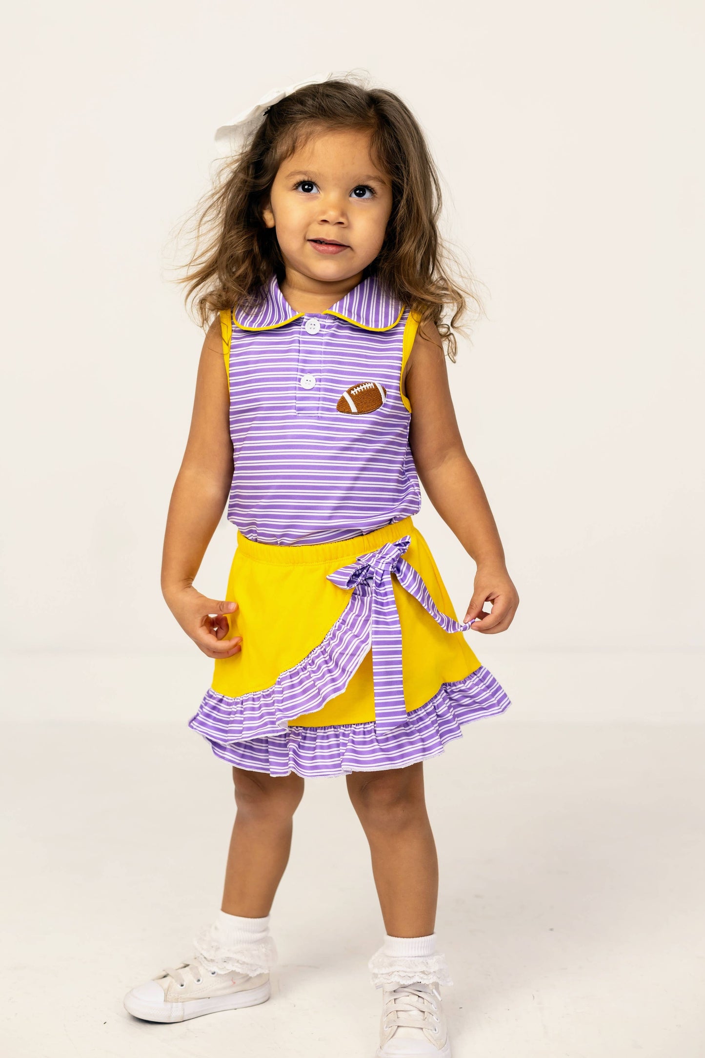 Gameday Cheer Sets- Purple/White & Blue/White