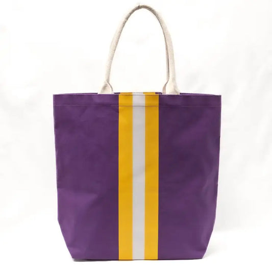 Purple Stripe Tote