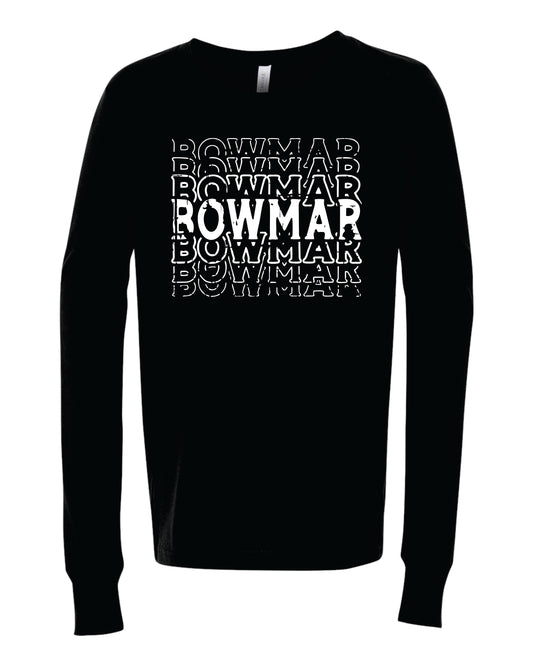 Distressed Bowmar Bella+Canvas-Long Sleeve