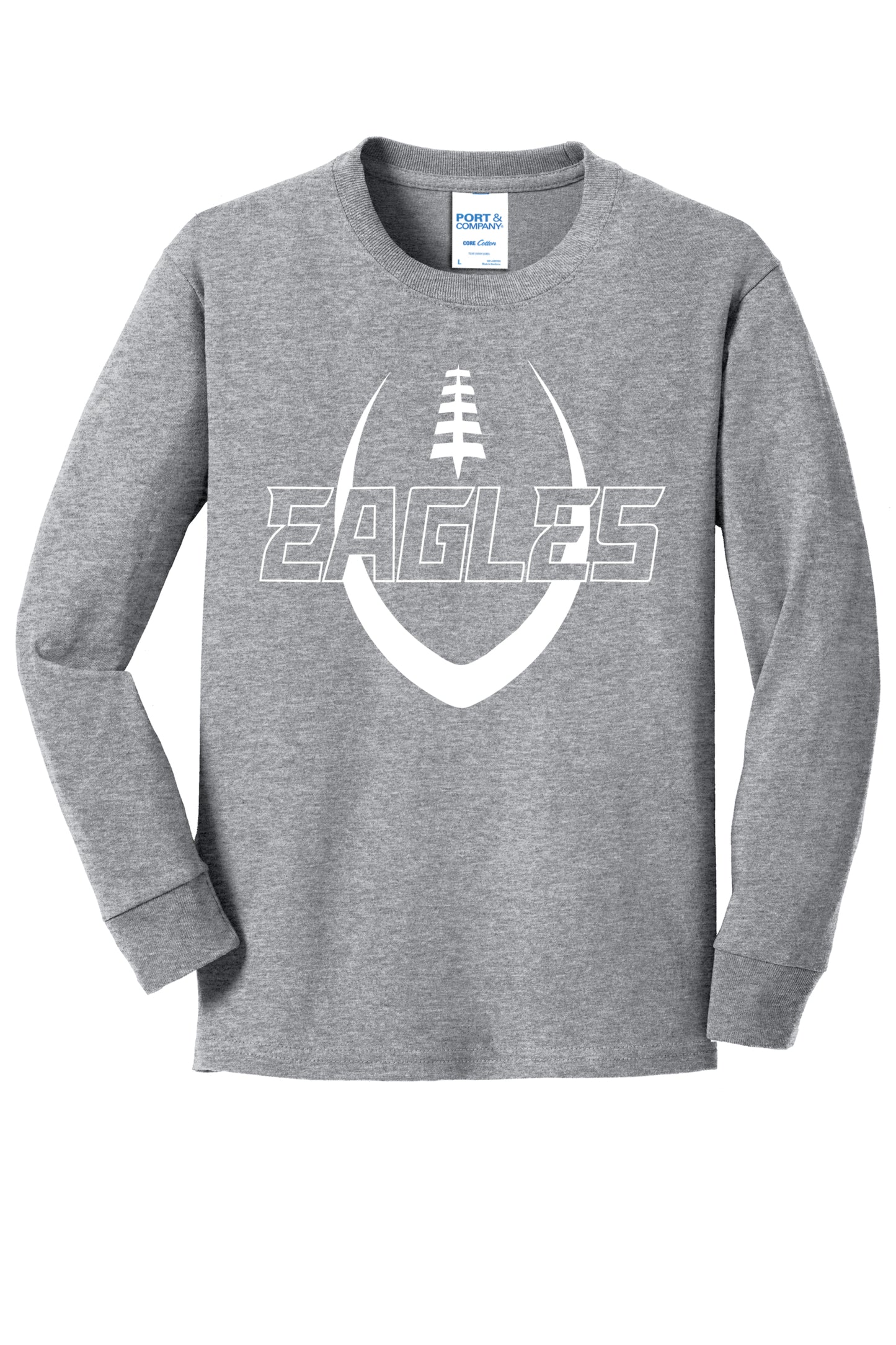 PCA Football Cotton Long Sleeve TShirt