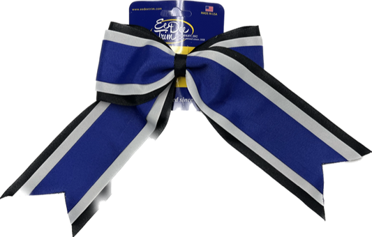 Cheer Bow - Royal/White