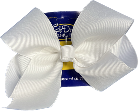 White XL Bow