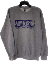 St. Aloysius Grey Home of the Flashes Sweatshirt (6th-12th Graders ONLY)